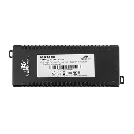 PoE Gigabit 30W IEEE 802.3af/a SP-IPOEG30 PoE Injektor