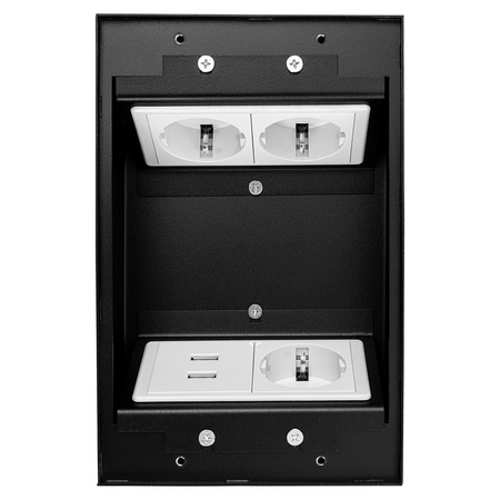 Gniazdo podłogowe otwierane Spacetronik SPS-W24B_S3