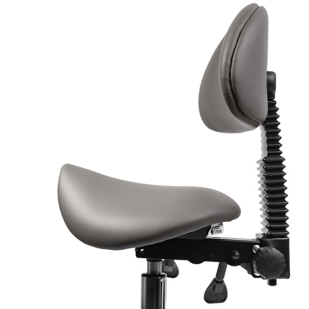 Ergonomiczny hoker regulowany SELLA 1 szary