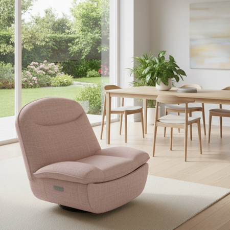 Zestaw relaksacyjny: fotel elektryczny FLAX + stolik BUDDY