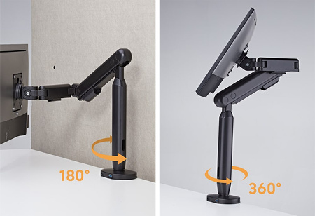 Gegengewichtshalterung 2 Monitore Spacetronik SPAI120