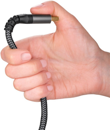 DisplayPort DP 1.4 8K cable Goobay Plus TEXTIL 1m