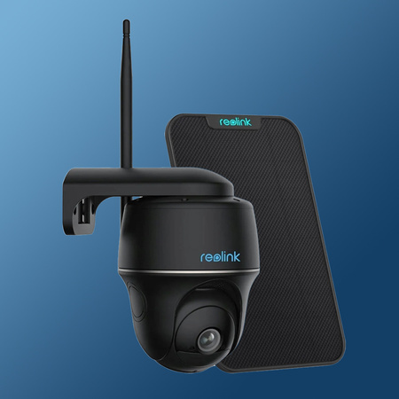 Chytrá kamera Reolink Argus PT black+ panel