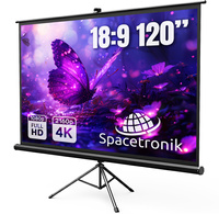 Projection Screen with Tripod 120" 4K Spacetronik