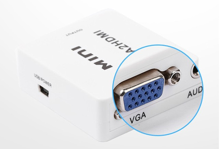 Převodník VGA + audio na HDMI SPVA-H01