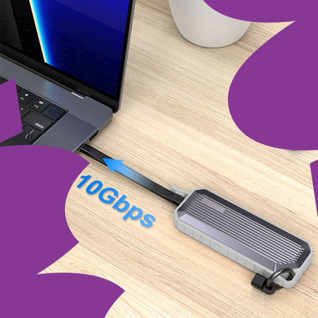 Przenośna obudowa dysku M.2 NVME/NGFF SPU-HDC02