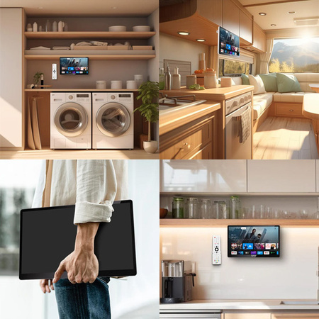 Sylvox 15.6” Smart Google TV podszafke do kuchni