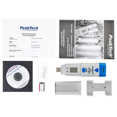 Miernik Napięcia prądu stałego USB PeakTech 5186