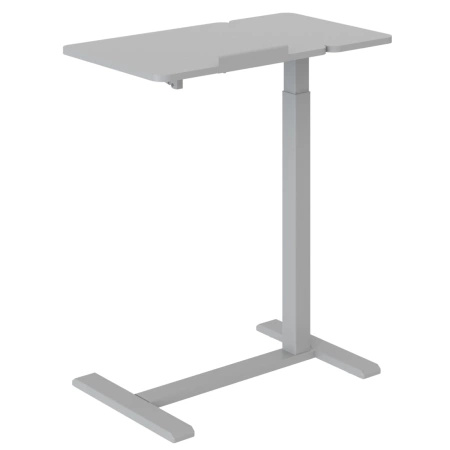 Zestaw wypoczynkowy fotel Spacetronik Flax 04M szary + stolik regulowany BUDDY