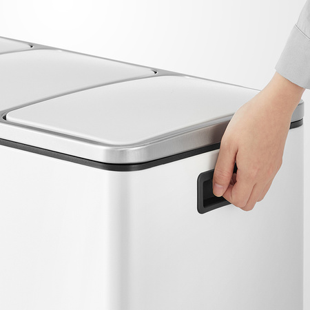 Funky Trash Can White Black Spacetronik Potrójny