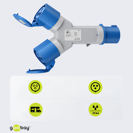 Zástrčka nabíjecího adaptéru pro elektromobily AC 23kW 230V 10A LAPP
