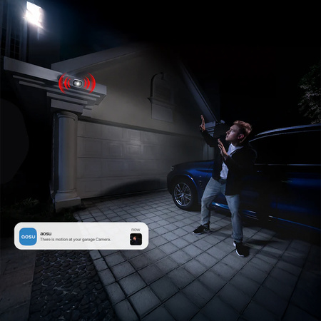 Zestaw 4 kamer solarnych + stacja 32GB Aosu P1 SE SL-C8E-4H