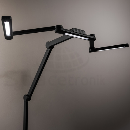 LED stolní kreslící lampa bez stínů Glow D2