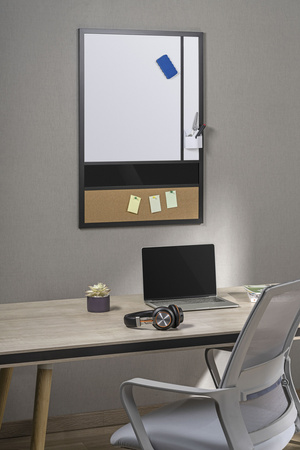 Kombinovaná trojdielna nástenná doska SPB202 60x90