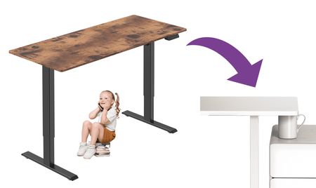 Spacetronik Moris 120BR 140x60 elektrický stůl