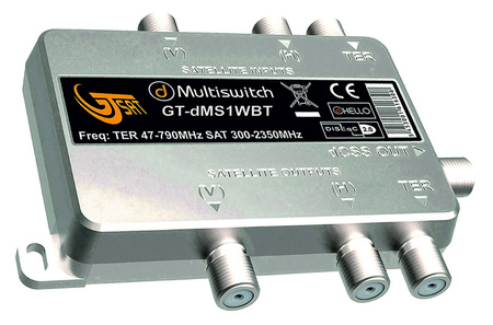 Multiswitch Wide Band na Unicable II GT-dMS1TWBT