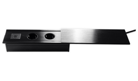 Spacetronik SPS-S24B V2 slider tabletop socket