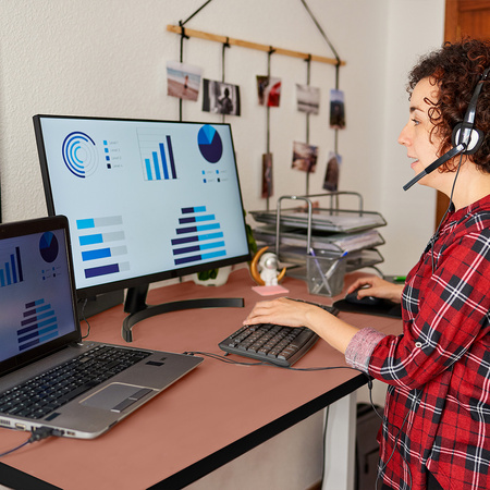 Universal desk top 120x60x18 cm Cappucino