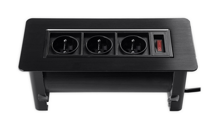 Spacetronik SPS-O33B countertop swivel socket