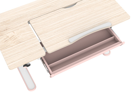 Spacetronik SPE-X116PT electric desk with shelf