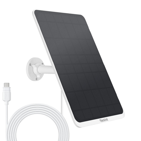 Panel solarny 12W do kamer Reolink biały 4m