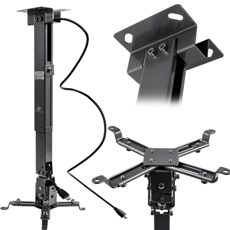 Zestaw ekran elektryczny PVC EASY VIEW uchwyt SPA P01B transmiter