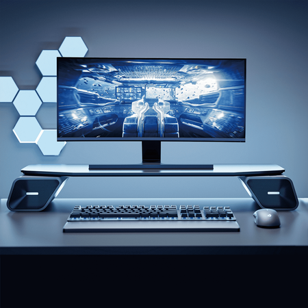 Podstawka Audio głośniki pod monitor SPP142 z RGB