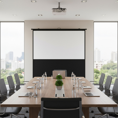 Floor Projection Screen Developable 100" 4k 16:9