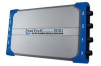 PC-Oszilloskop 4-ch. USB 100 MHz PeakTech 1331