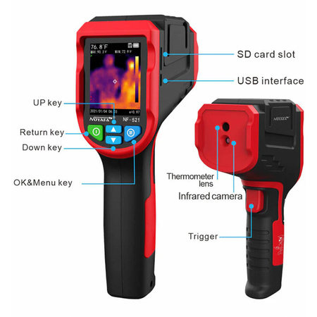 Kamera termowizyjna LCD USB 32x32 Noyafa NF-521