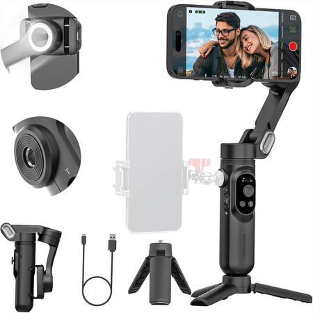Gimbal 3-osiowy ze statywem do smartfona SMART X