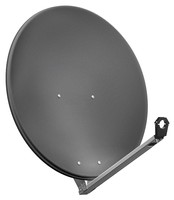 Aluminum 80cm Goobay GRAPHITE SAT Antenna