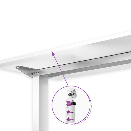 Cable organizer SPK-131WP white handle