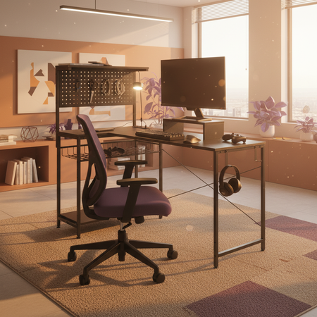 Biurko narożne Spacetronik FUNKY FURNITURE 120x70