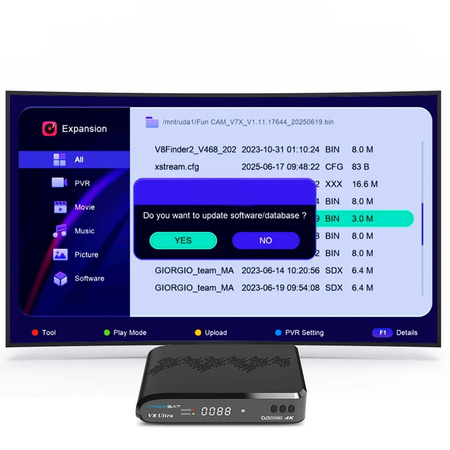 Tuner GTMedia Freesat V8 ULTRA 4K COMBO FUNCAM