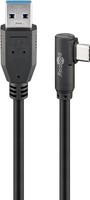 USB-C - USB 3.2 Gen1 Angular GAM cable Goobay 05m