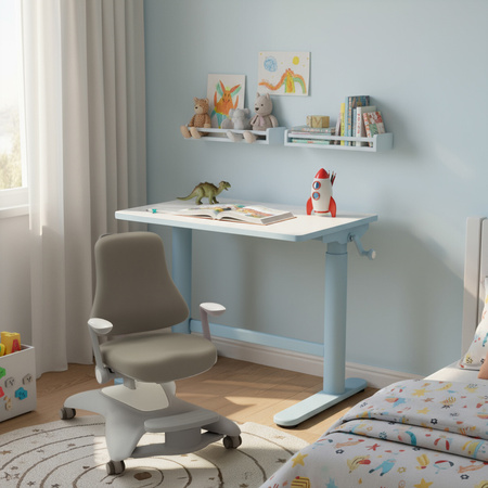 Fotel ergonomiczny dziecięcy Spacetronik SPC-XD13 Szare