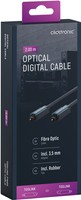 CLICKTRONIC Toslink optical cable + ad. jack 2m