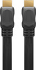 Kabel HDMI 2.0 UltraHD 4K@60Hz FLAT Goobay 5 m