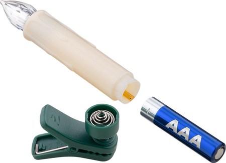 LED svíčky na vánoční stromek Goobay 15x10cm KIT 10x