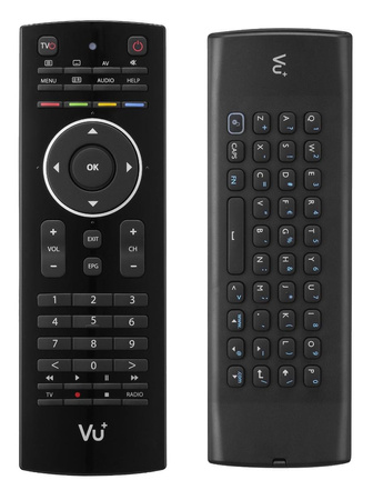 Remote control with Qwerty 2in1 keyboard for VU+