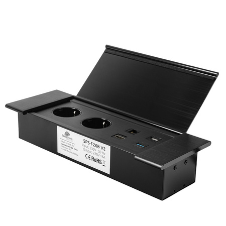 Spacetronik SPS-F26B V2 otvor pre pultovú zásuvku