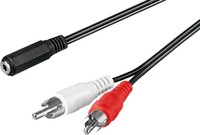 Audio kabel jack 35mm - 2x RCA Goobay 14m