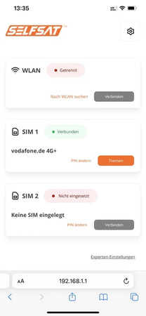 5G-Router Wohnmobil 2x SIM WiFi GPS SELFSAT MWR 5550