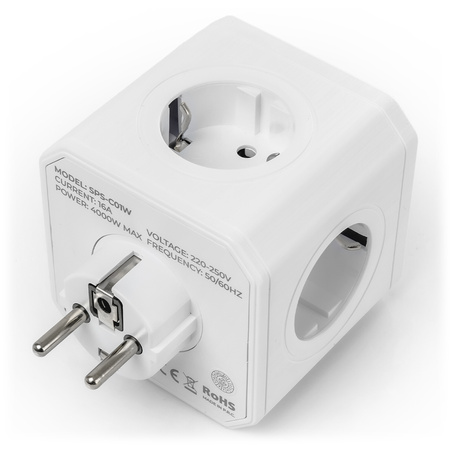 Steckdosenleiste Würfel 5xAC SPS-C01W