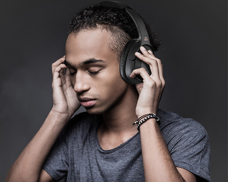 Słuchawki aktywne ANC LDAC Bluetooth 5.0