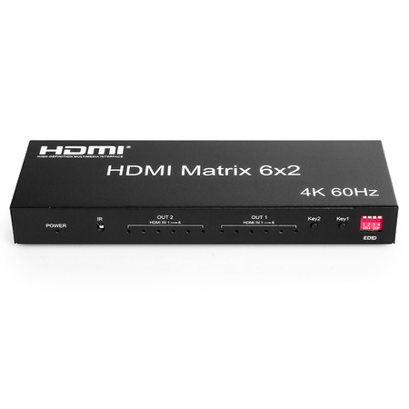 HDMI Matrix 6/2 Spacetronik SPH-M620 4K 60Hz