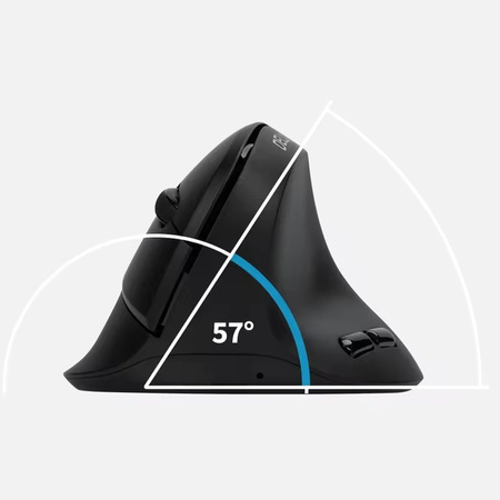 Mysz optyczna Delux M618AIR GX czarna, bezprzew.