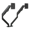 Uchwyt na 2 Monitory SPAZ120B Aluminiowy 13-36" | Stabilność i Ergonomia