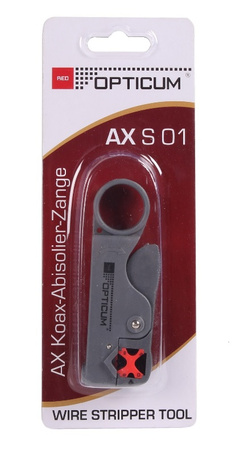 Odstraňovač izolácie pre konektory RG59 RG6 Red AX S 01